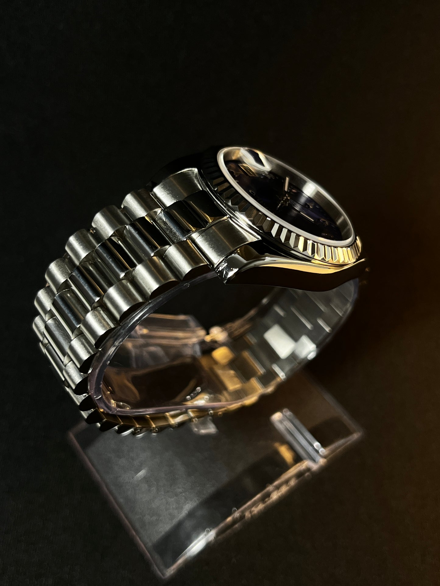 Midnight Purple - Arabic Seiko Dial - SeyaWatches