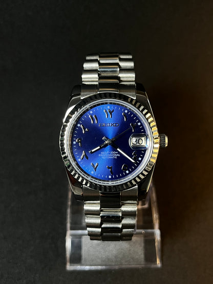 Midnight Purple - Arabic Seiko Dial - SeyaWatches