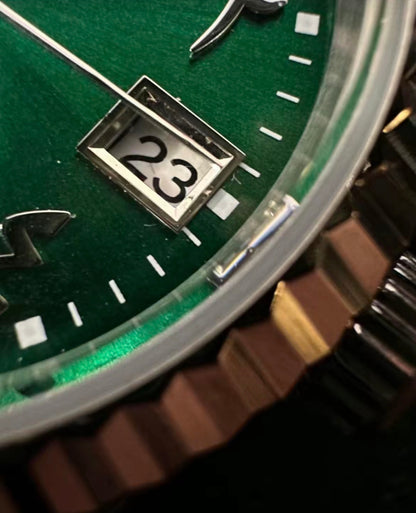 Emerald Green - Arabic Seiko dial - SeyaWatches